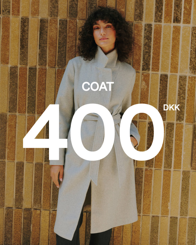 VMFORTUNEAYA LONG COAT 400 DKK