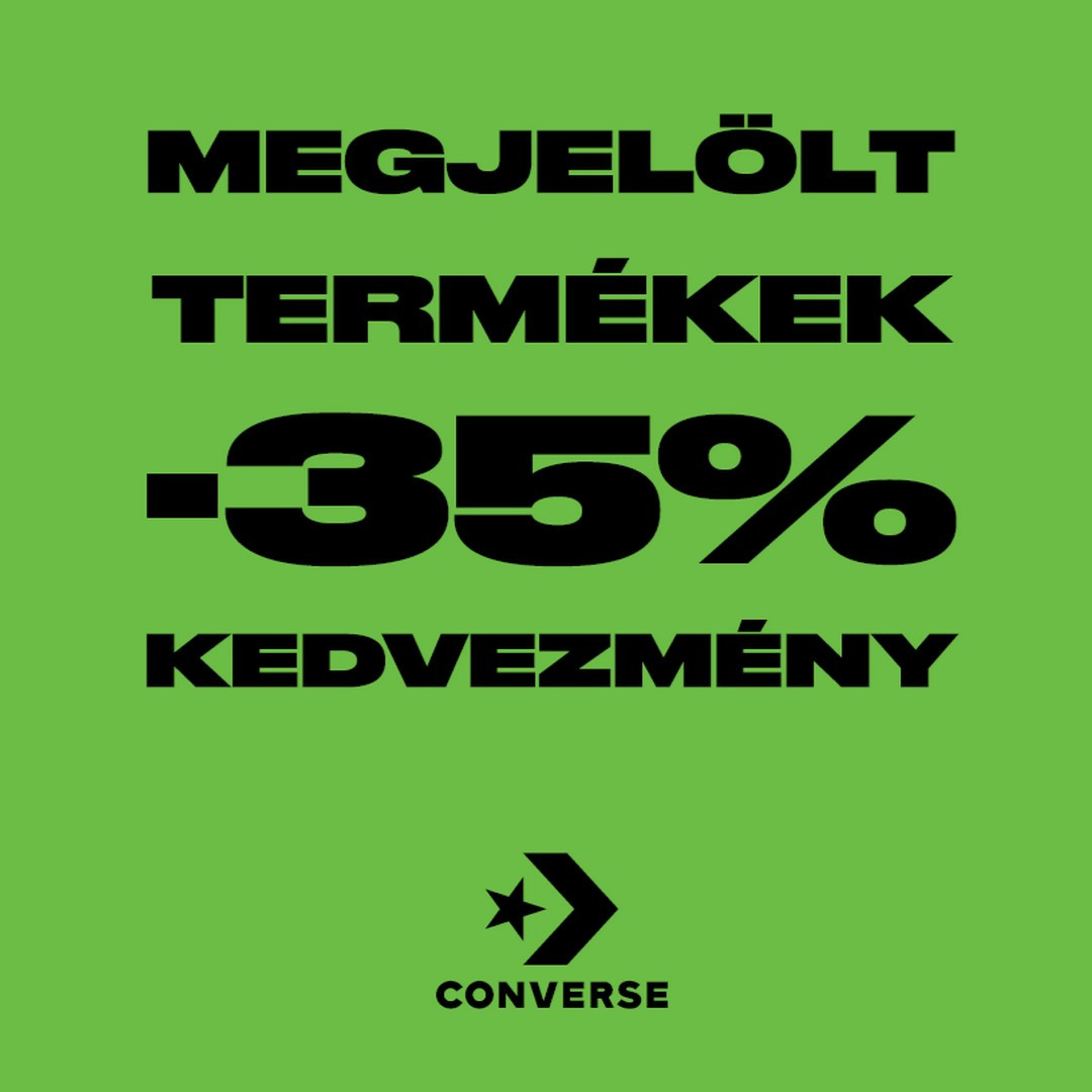 Hétvégi akció a Converse üzletben