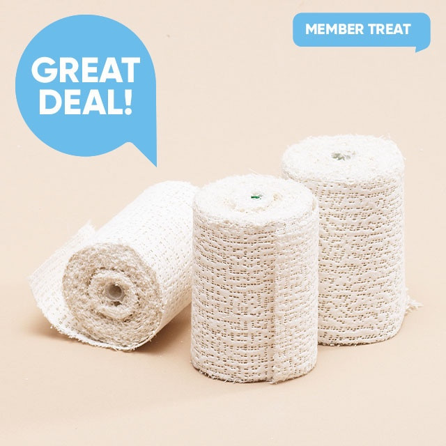 Spar 50% på vores gipsbind til Halloween!💥