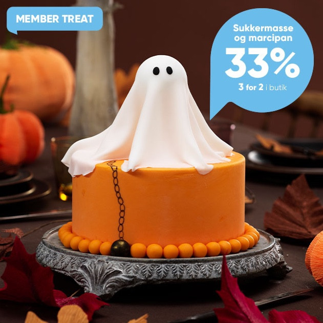 Lav en flot Halloween kage med vores fondant 🍰