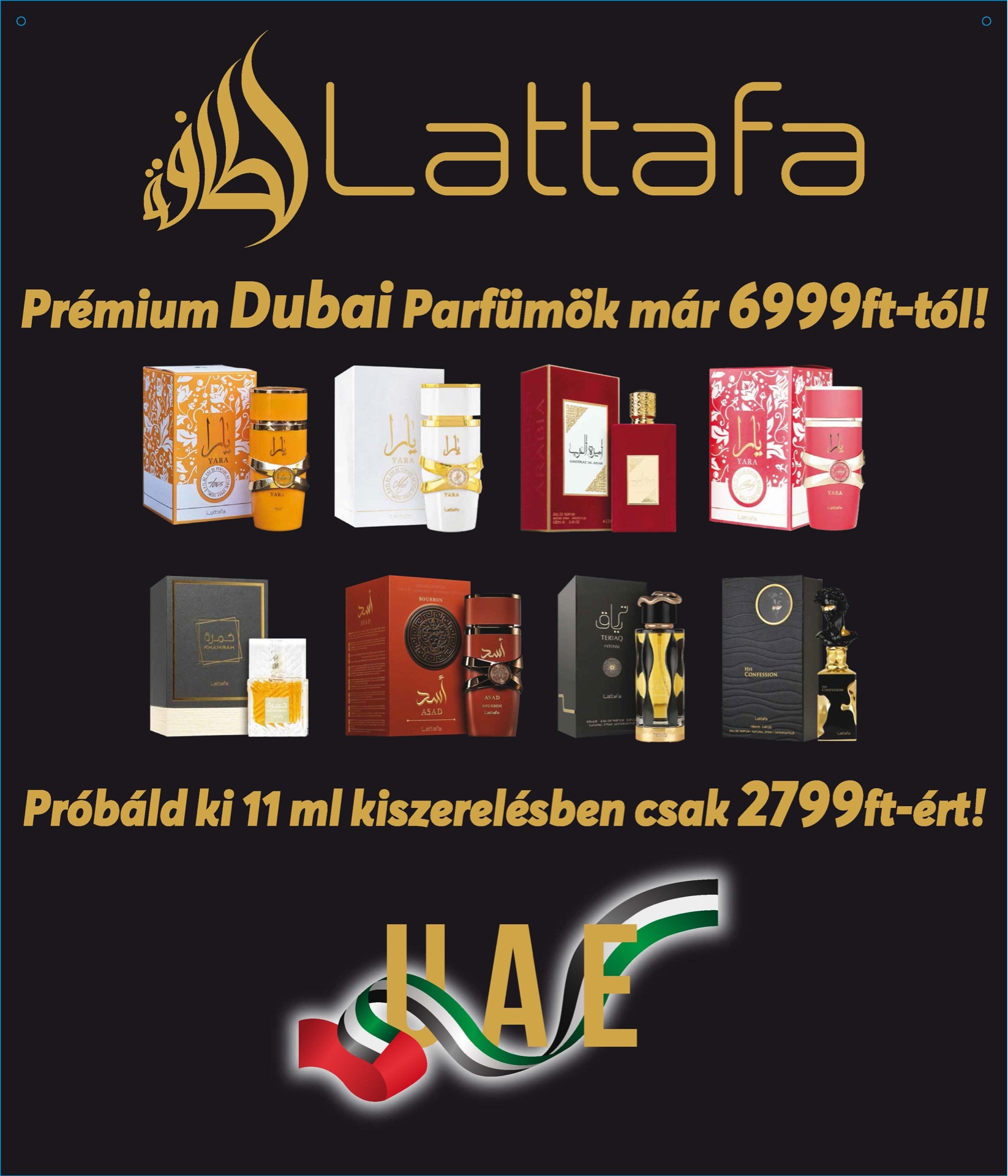 ÚJDONSÁG! Lattafa parfümök CSAK NÁLUNK!
