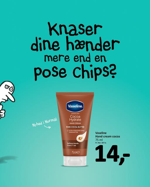 Kanser dine hænder mere end en pose chips?