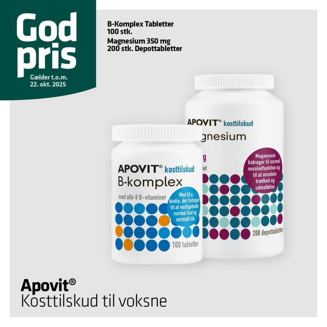 God tilbud mod træthed og udmattelse