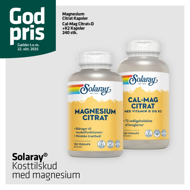 Godt tilbud til dine knogler og muskler