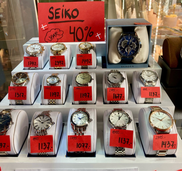 Spar 40% på Seiko⌚️