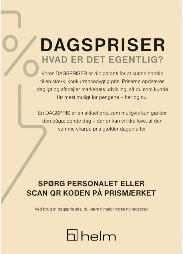 Vi køre med dagspriser🤑