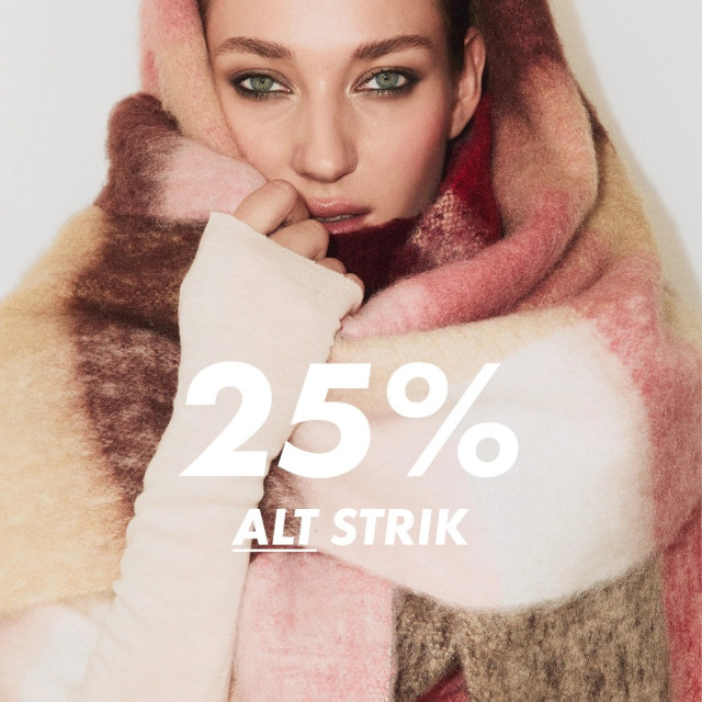 25% på ALT strik 