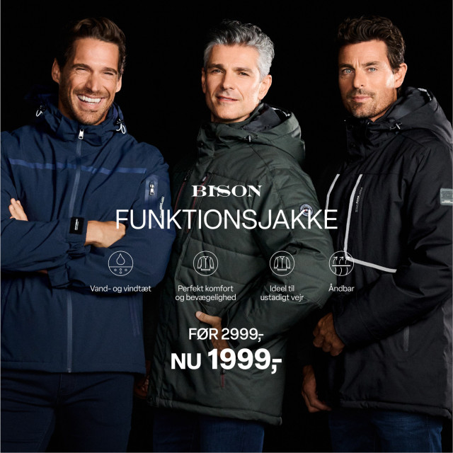 Bison funktionsjakke