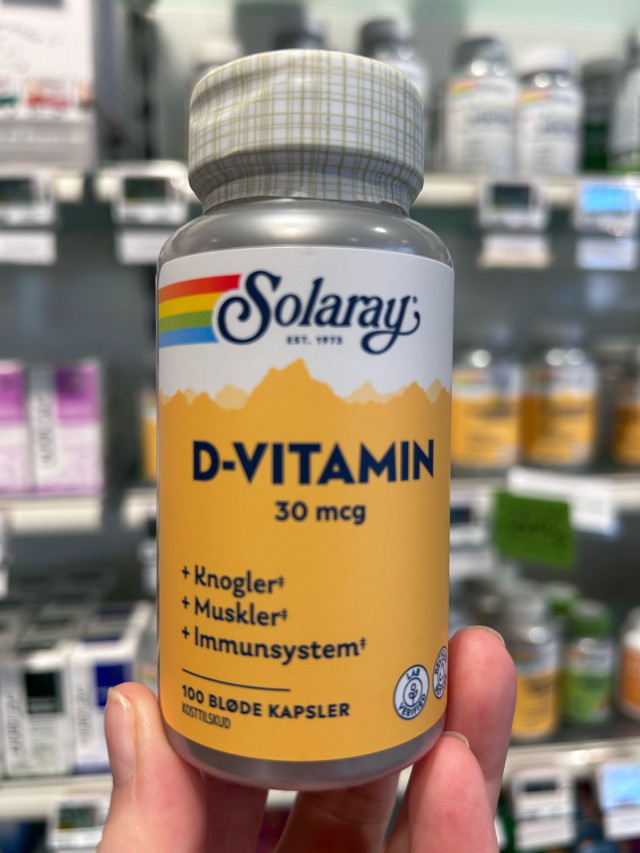 D vitamintilskud fra Solaray