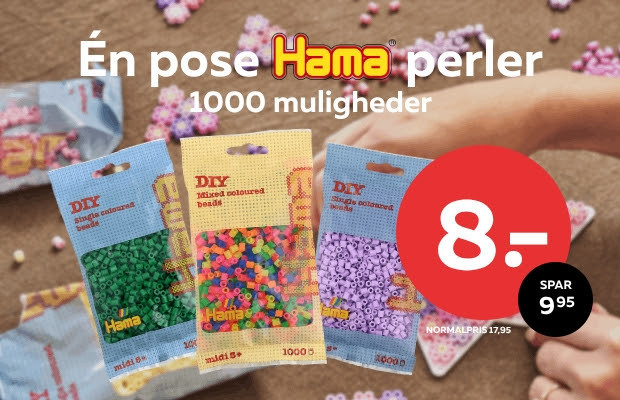 Hama midi poser til KUN 8 kr.! 😱