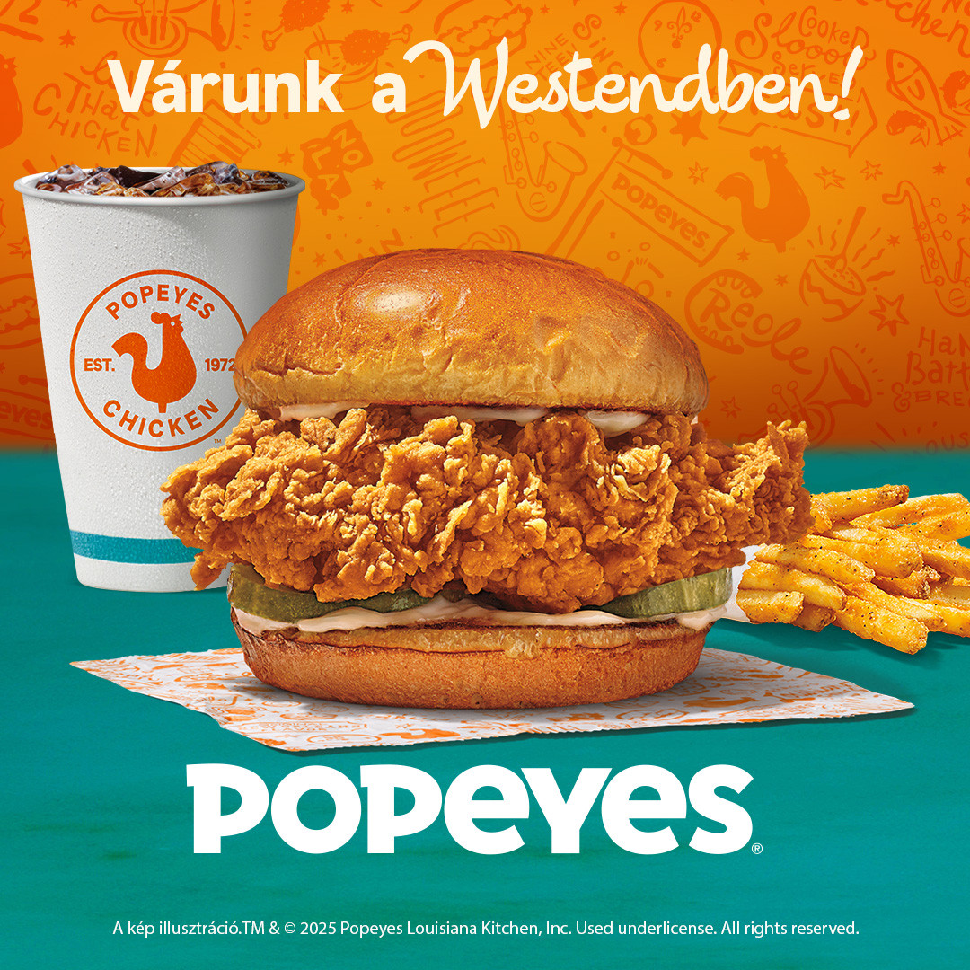 Megnyitotta kapuit a Popeyes!