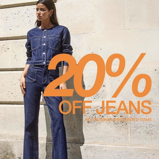 20% på Jeans