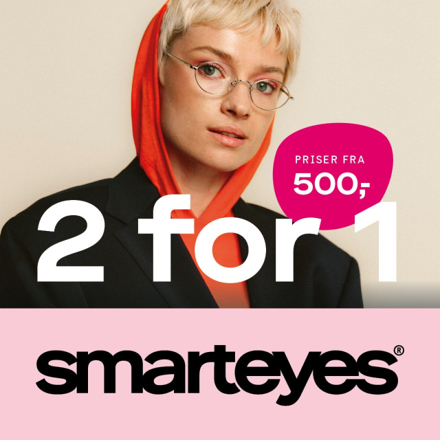 Få 2 for 1 lige nu