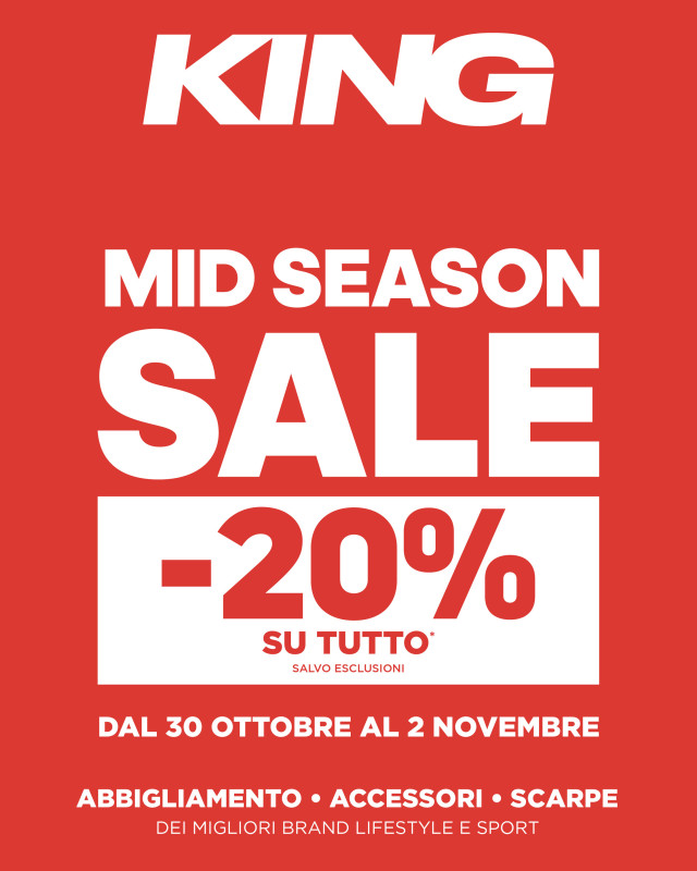 KING - MID SEASON SALE