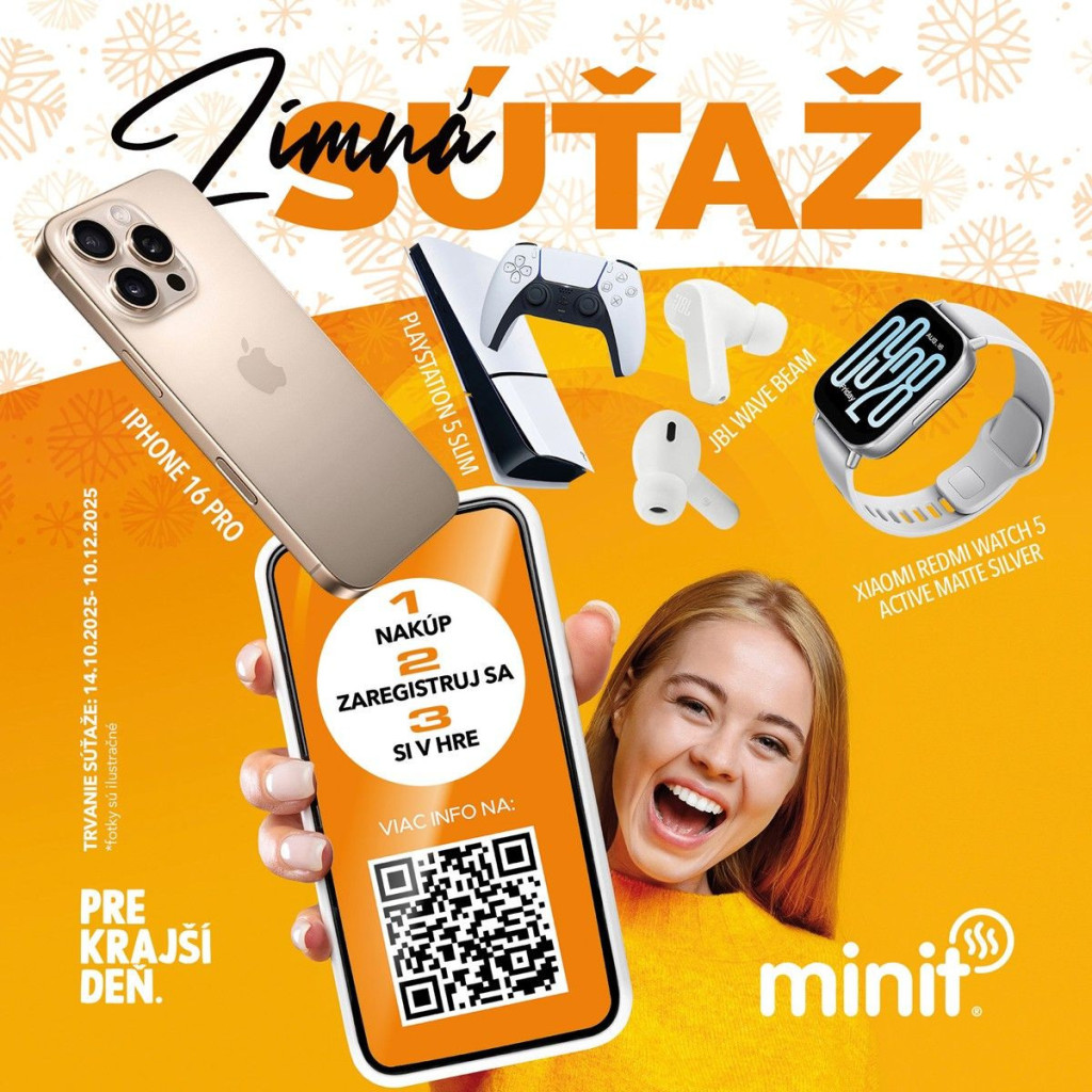 Keď chutí, tak vyhrávaš - SÚŤAŽ S MINIT