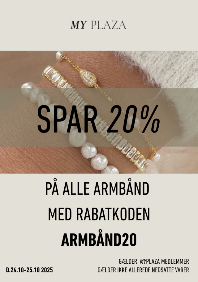 Spar 20% som MyPlaza medlem!