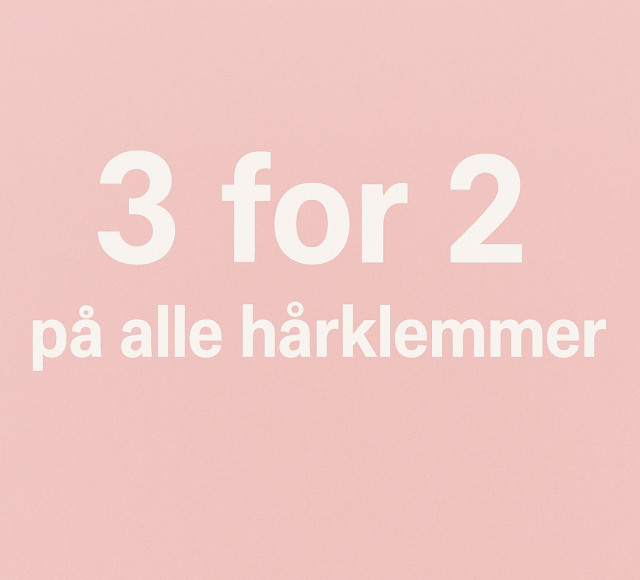3 for 2 på alle hårklemmer!