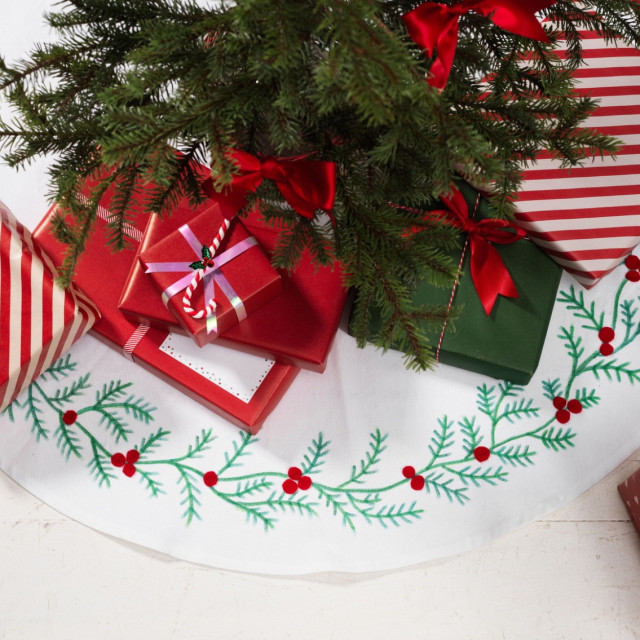 Personligt juletræstæppe 🎄