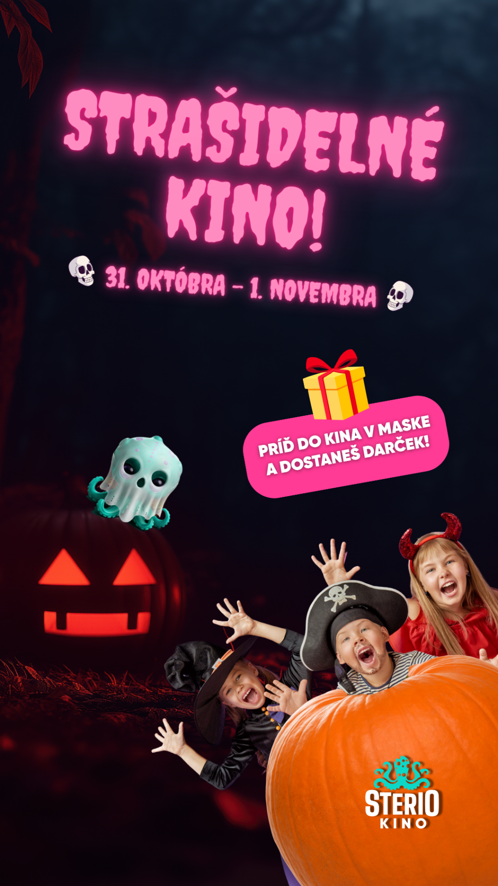🎃 STRAŠIDELNÉ KINO