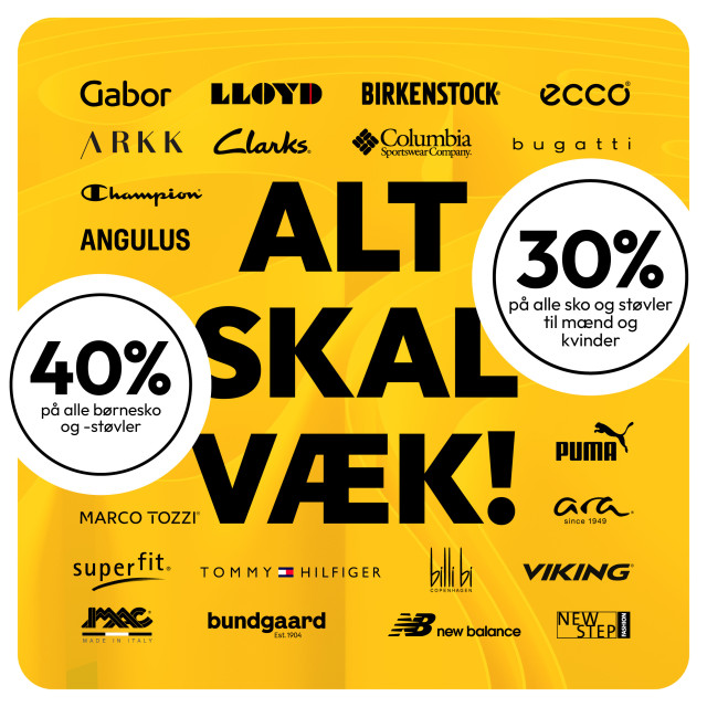 Kendte brands til nedsat pris 🙌