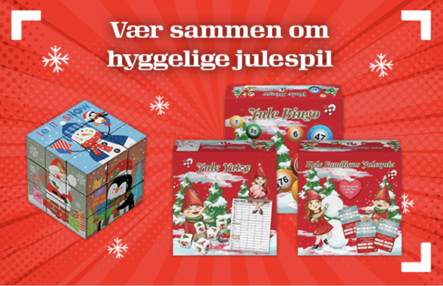 Nyd den søde ventetid med julespil for hele familien 🎄