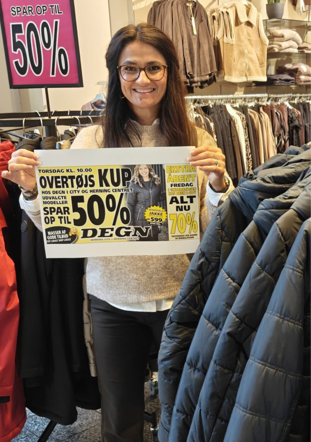 BYENS BEDSTE UDVALG I OVERTØJ😍😍😍 