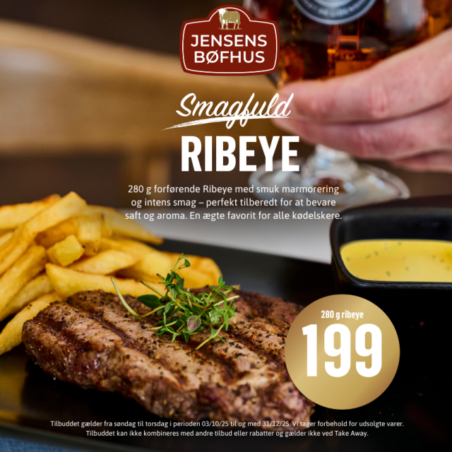 Smagfuld Ribeye