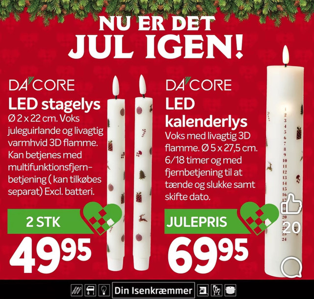 LED stage eller Kalenderllys