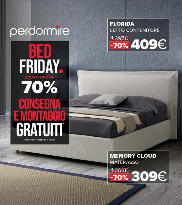 È iniziato il Bed Friday
