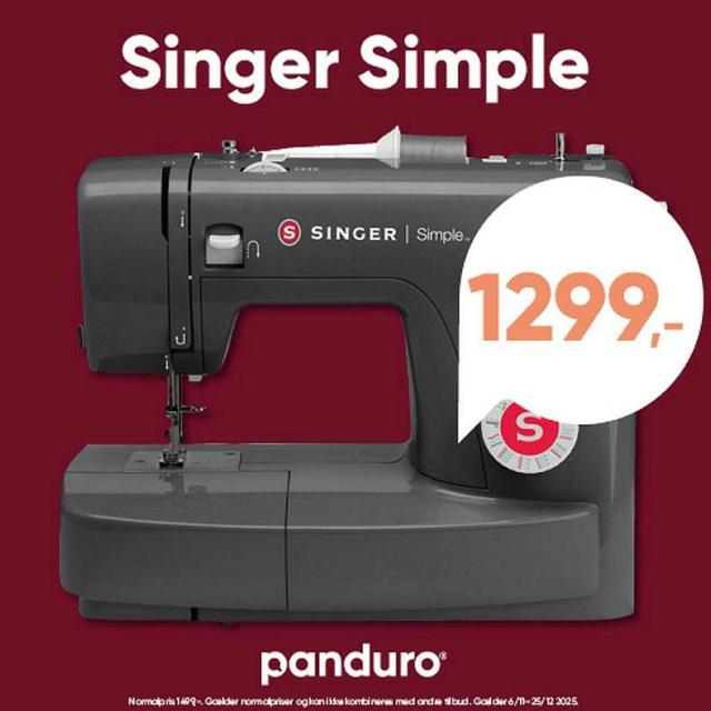 God pris på Singer symaskine 💥