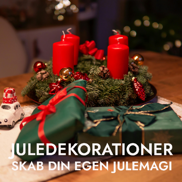 Skab din egen julemagi – DIY-juledekorationer, kalenderlys og adventskranse