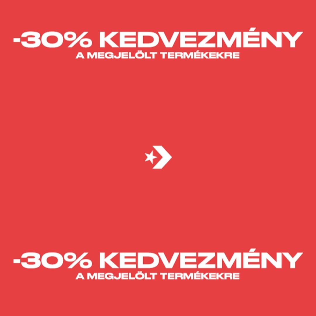 Akció a Converse üzletben