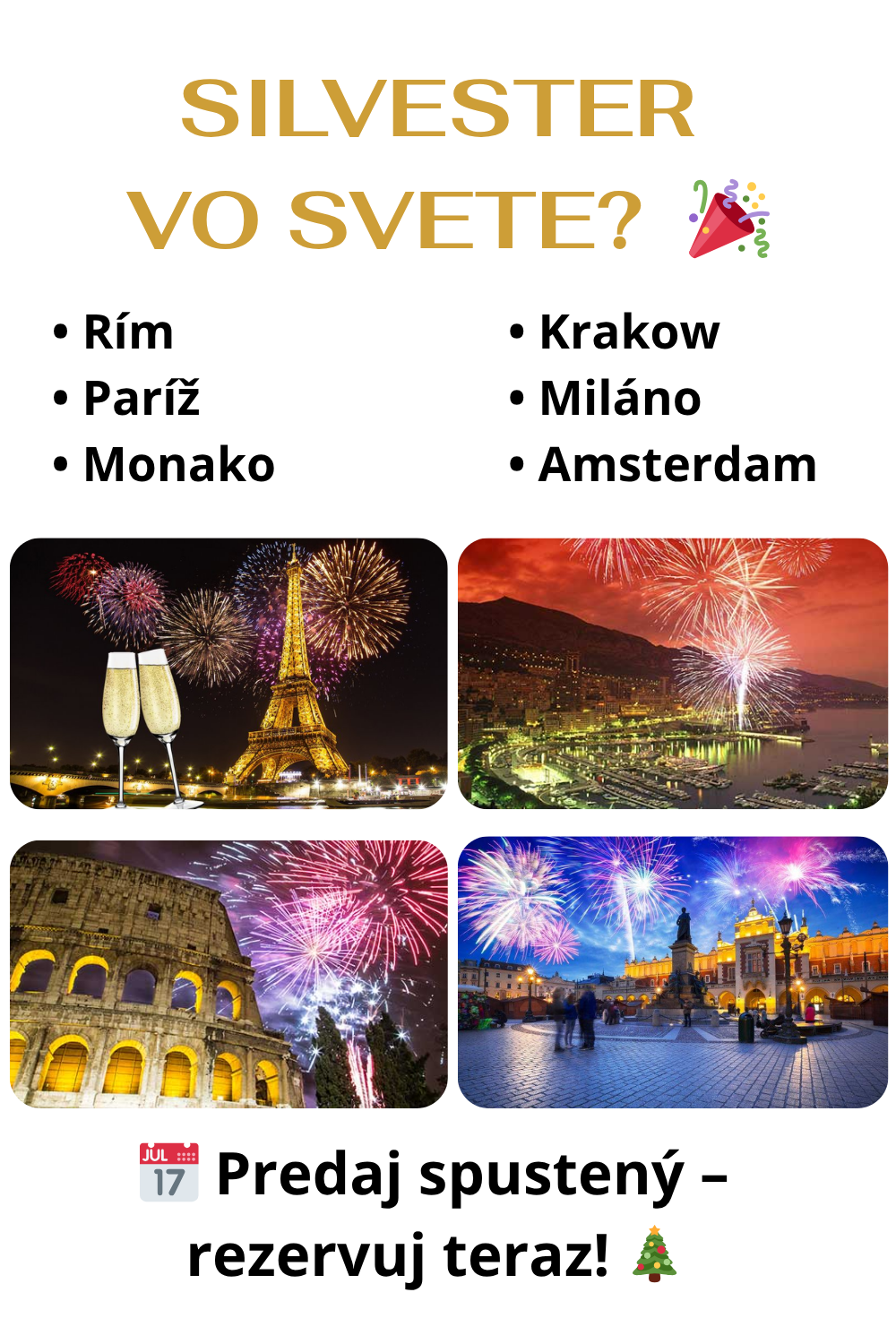 🎆 Silvester vo svete? Prečo nie! 🌍