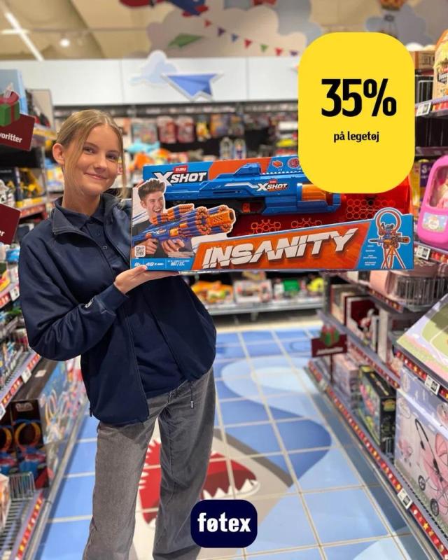 Spar op til 35% på legetøj