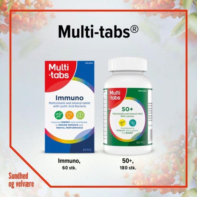 20% på udvalgte Multitabs produkter 