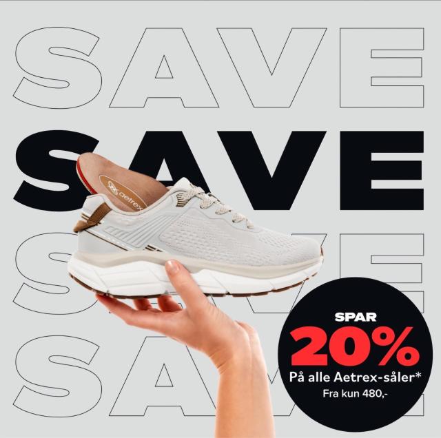💥💥Aetrex såler SPAR 20%💥💥