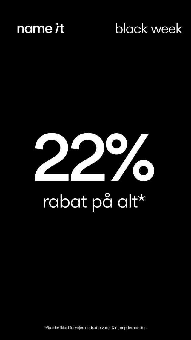 🖤 BLACK WEEK hos name it! 🖤