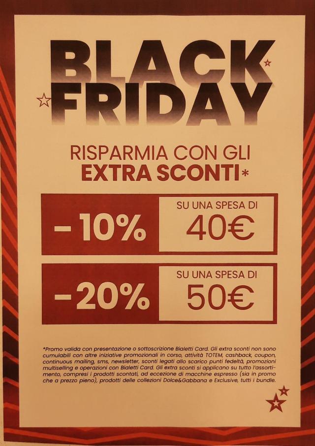 BLACK FRIDAY BIALETTI