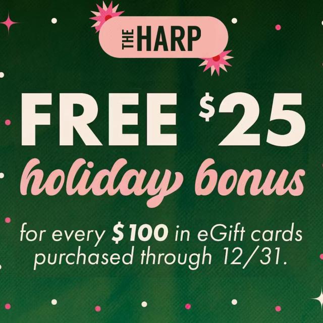 Holiday Bonus Gift Card