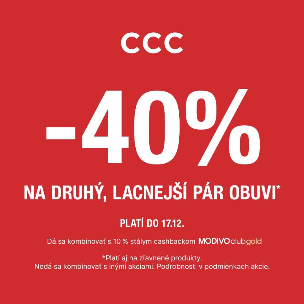 -40 % v CCC! 👢👞