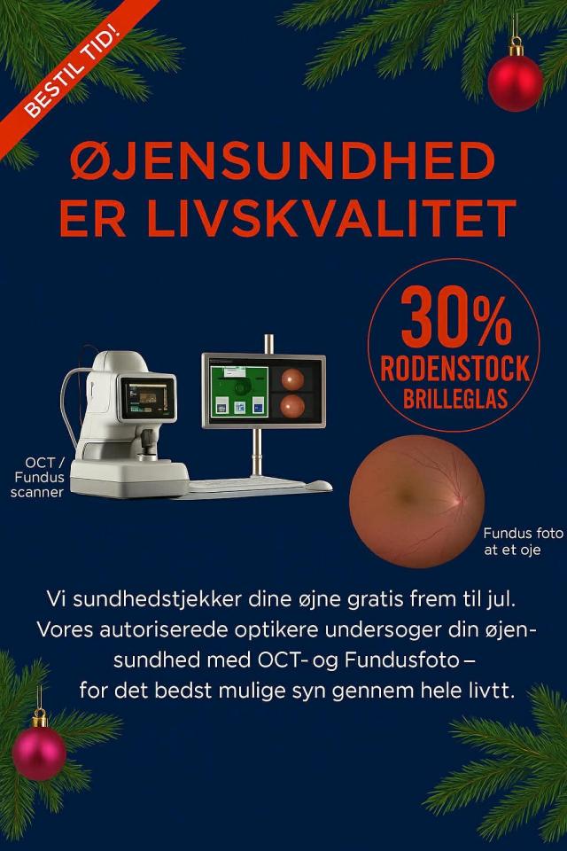  Få et gratis sundhedstjek - Øjensundhed er livskvalitet