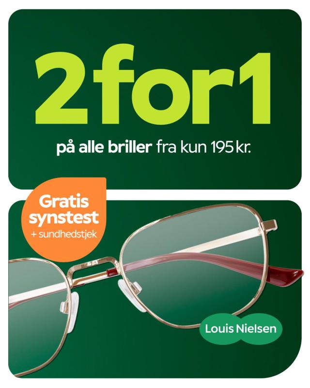 2for1 fra 195 kr.