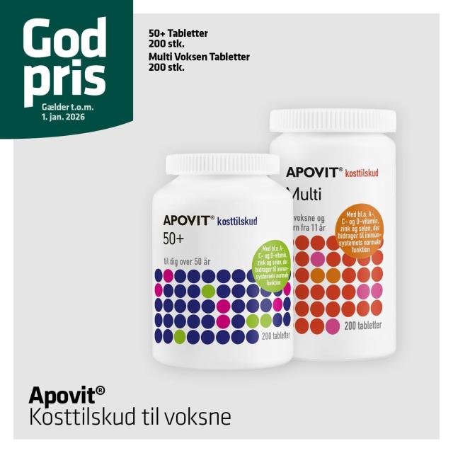 Godt tilbud på Apovit