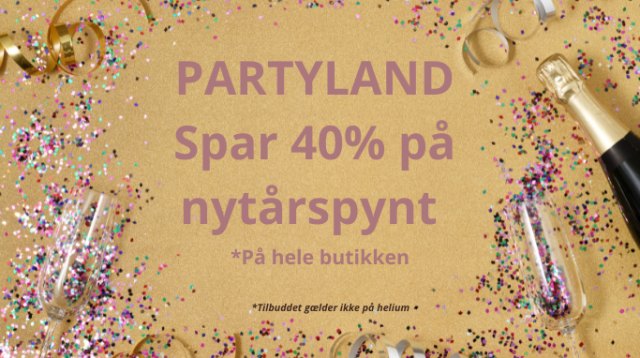 40% på nytårspynt 