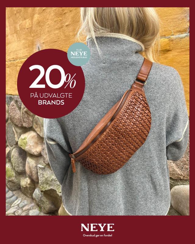 Shop nu - 20% på udvalgte brands 🎅🎅