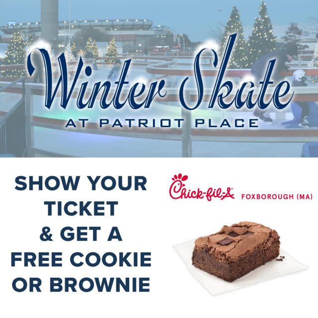 Free Brownie or Cookie with Your Winter Skate Ticket