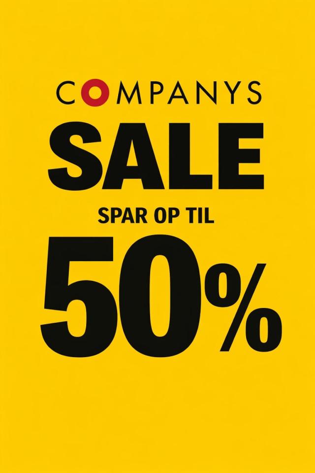 SALE | SPAR OP TIL 50% 💛