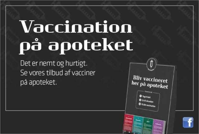 Bliv vaccineret hos os