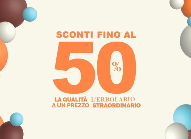 Tante linee in sconto fino al 50%!