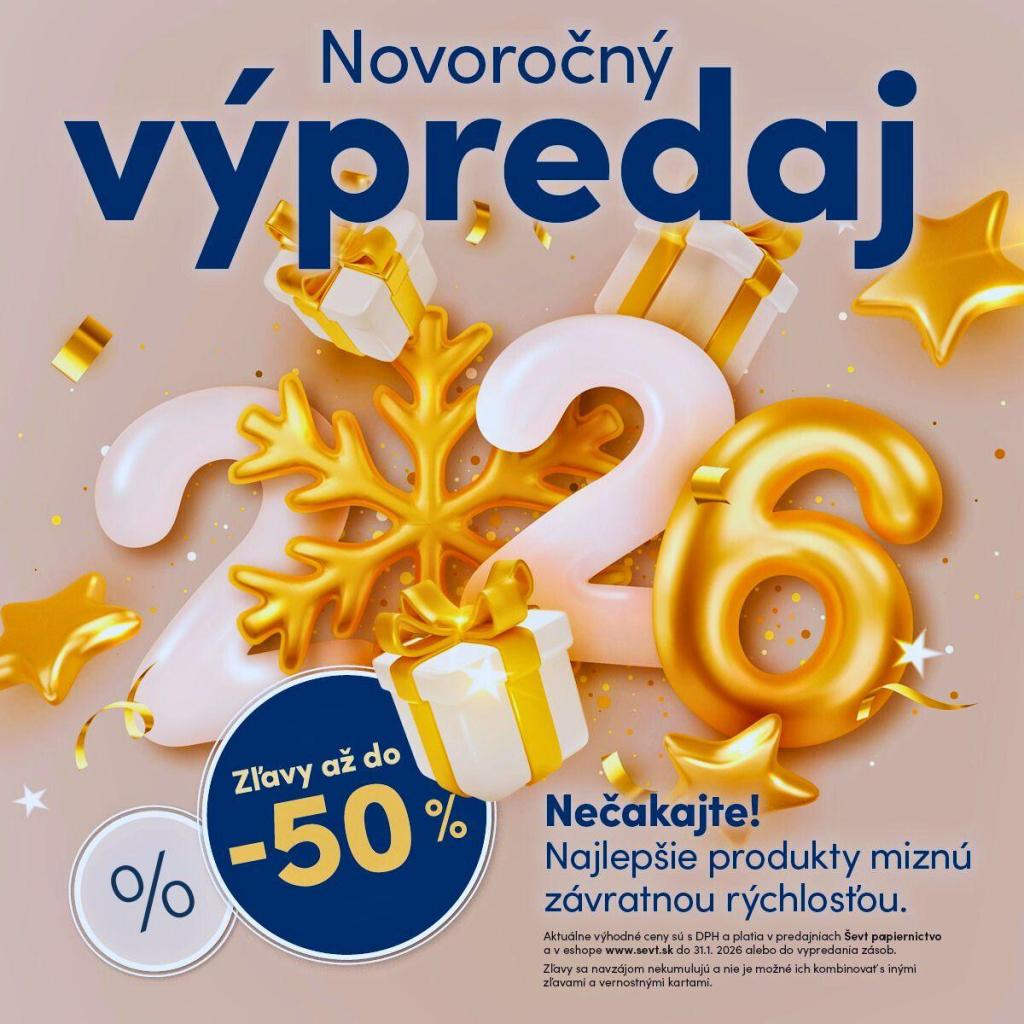NOVOROČNÝ VÝPREDAJ!